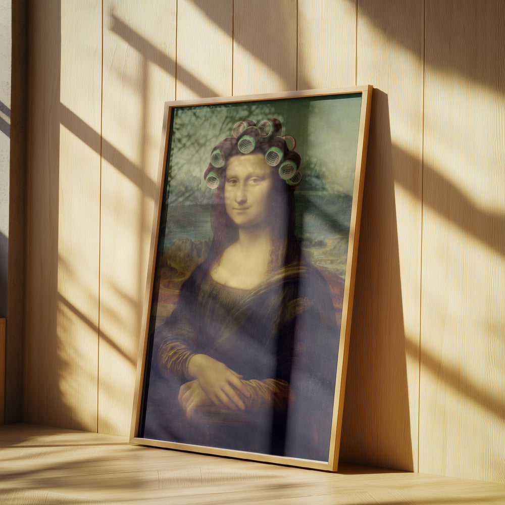 Mona Lisa - den lockiga flickutgåvan | Poster