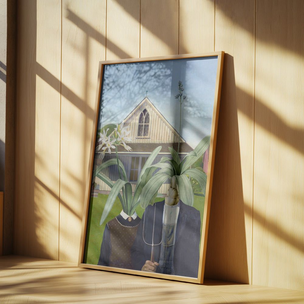 Blommigt Duo Patchwork | Poster