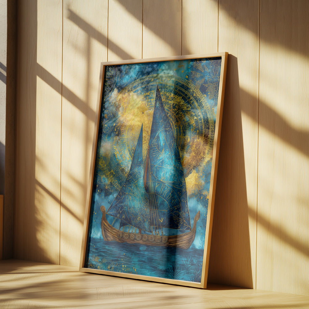 Nautica Sea Art Aquarellschiff (28) | Poster