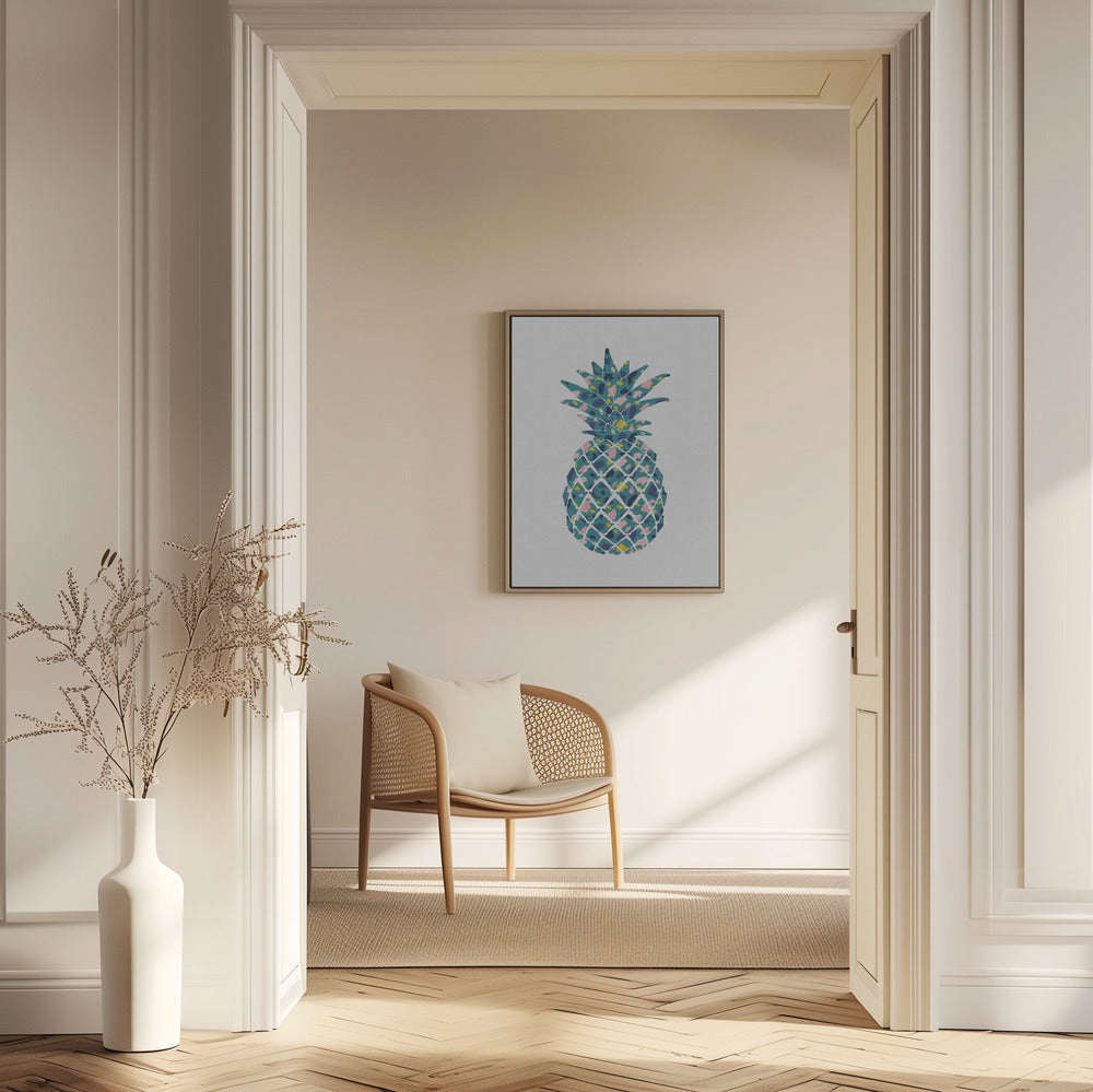 Ananas verde acqua | Poster - Stampe d’Arte