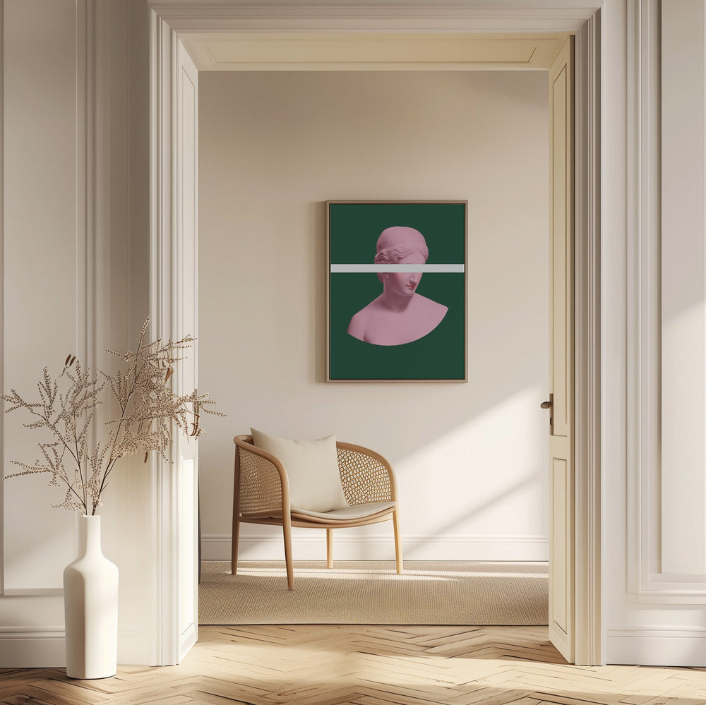 Rosa und grüne Artemis | Poster