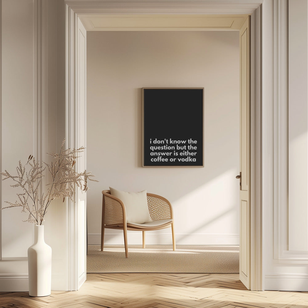 Kaffe- eller vodka-dilemma | Poster