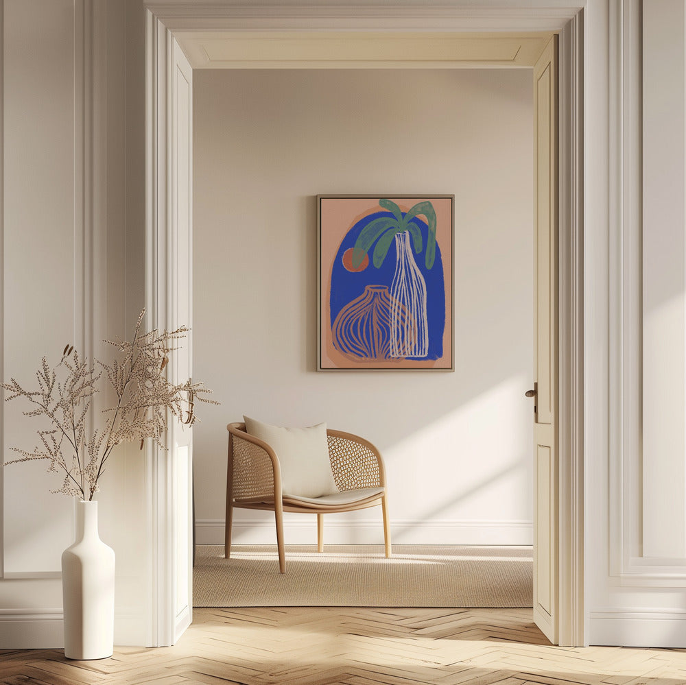 Blaue Oasenvasen | Poster