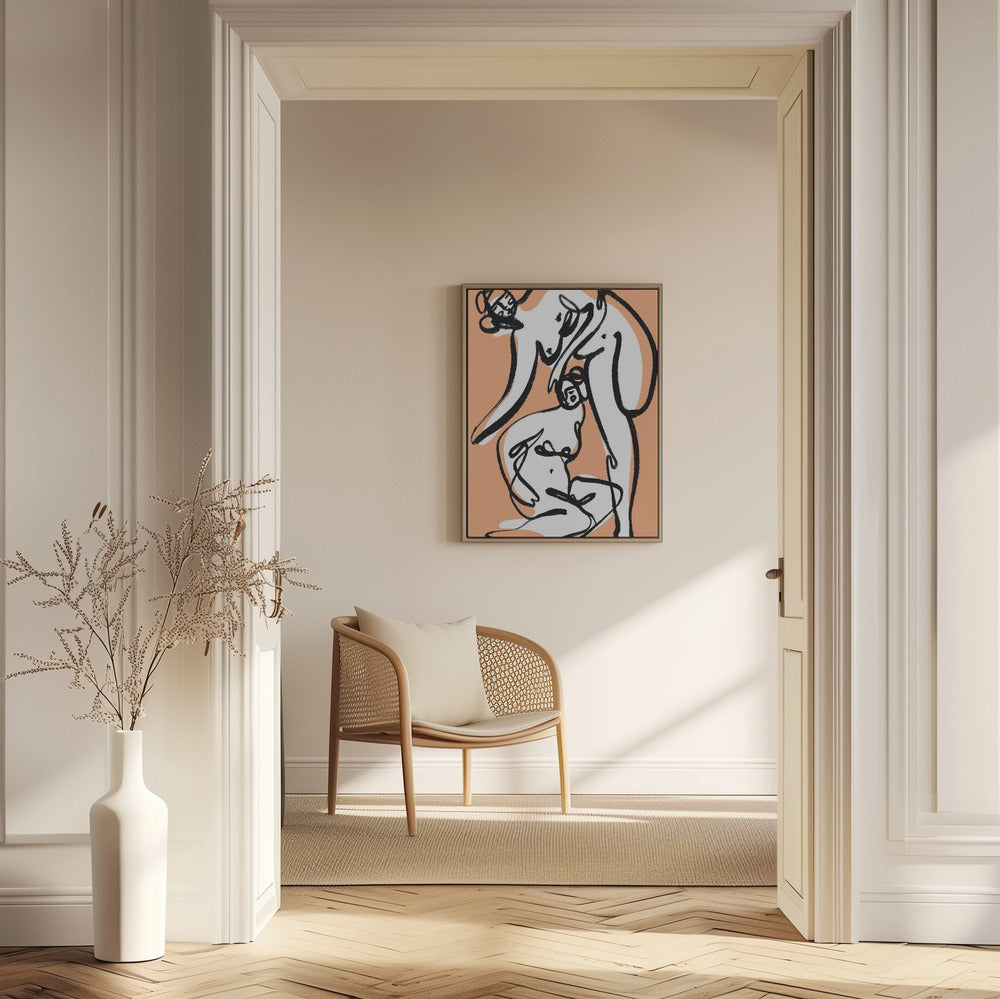 Die Tänzerinnen (Peach) | Poster