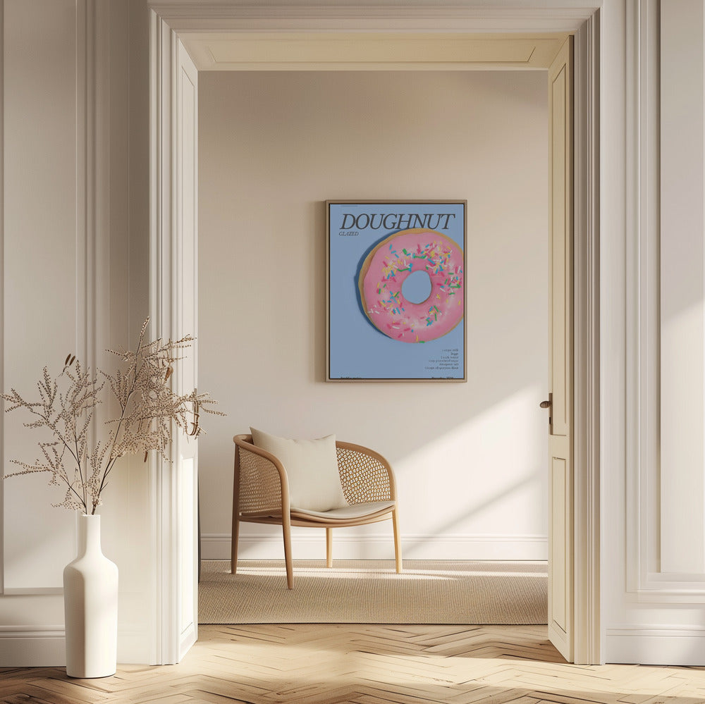 Rosa glasyrmunk | Poster