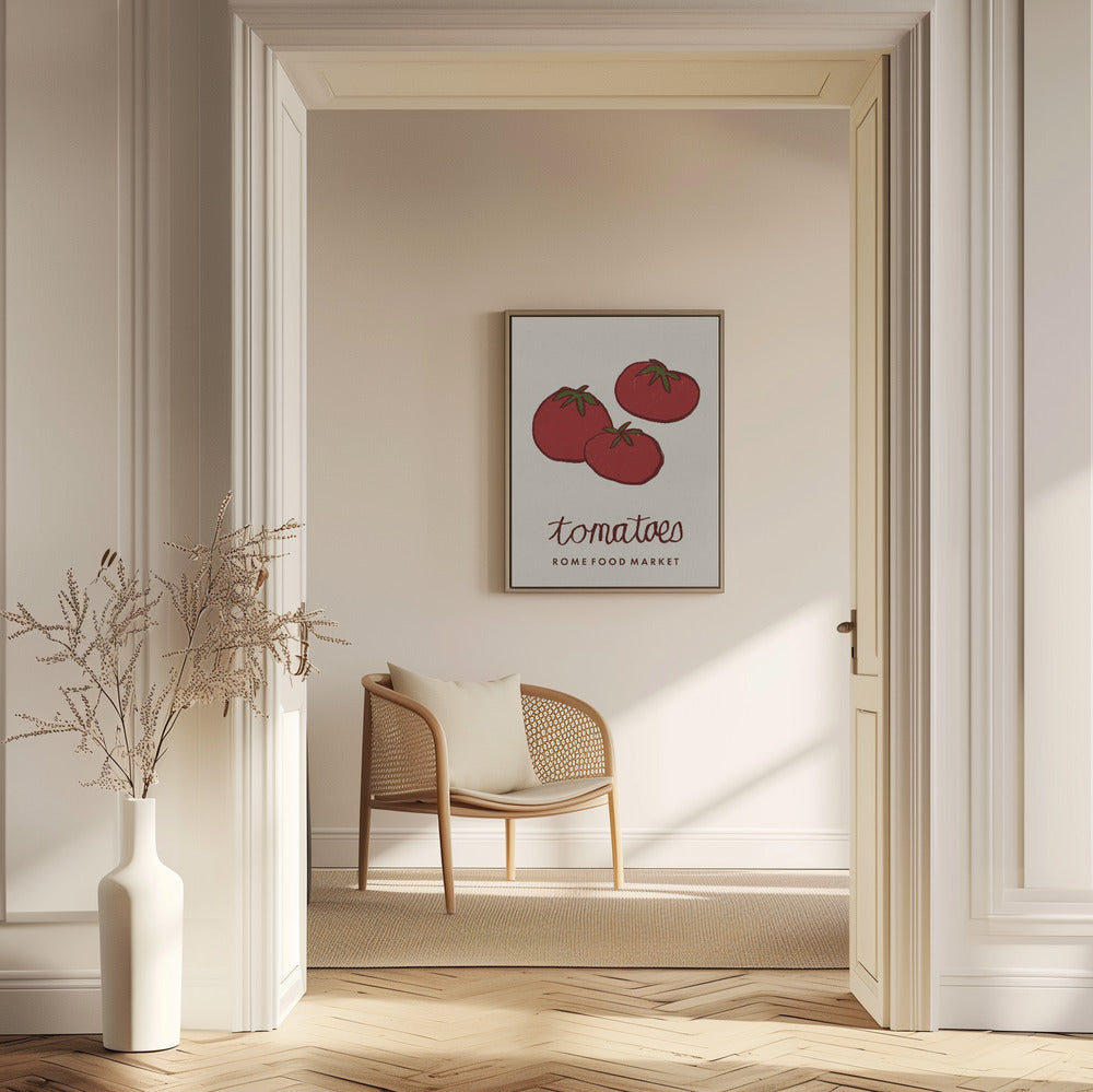 Food Art - Tomaten Rom Lebensmittelmarkt | Poster