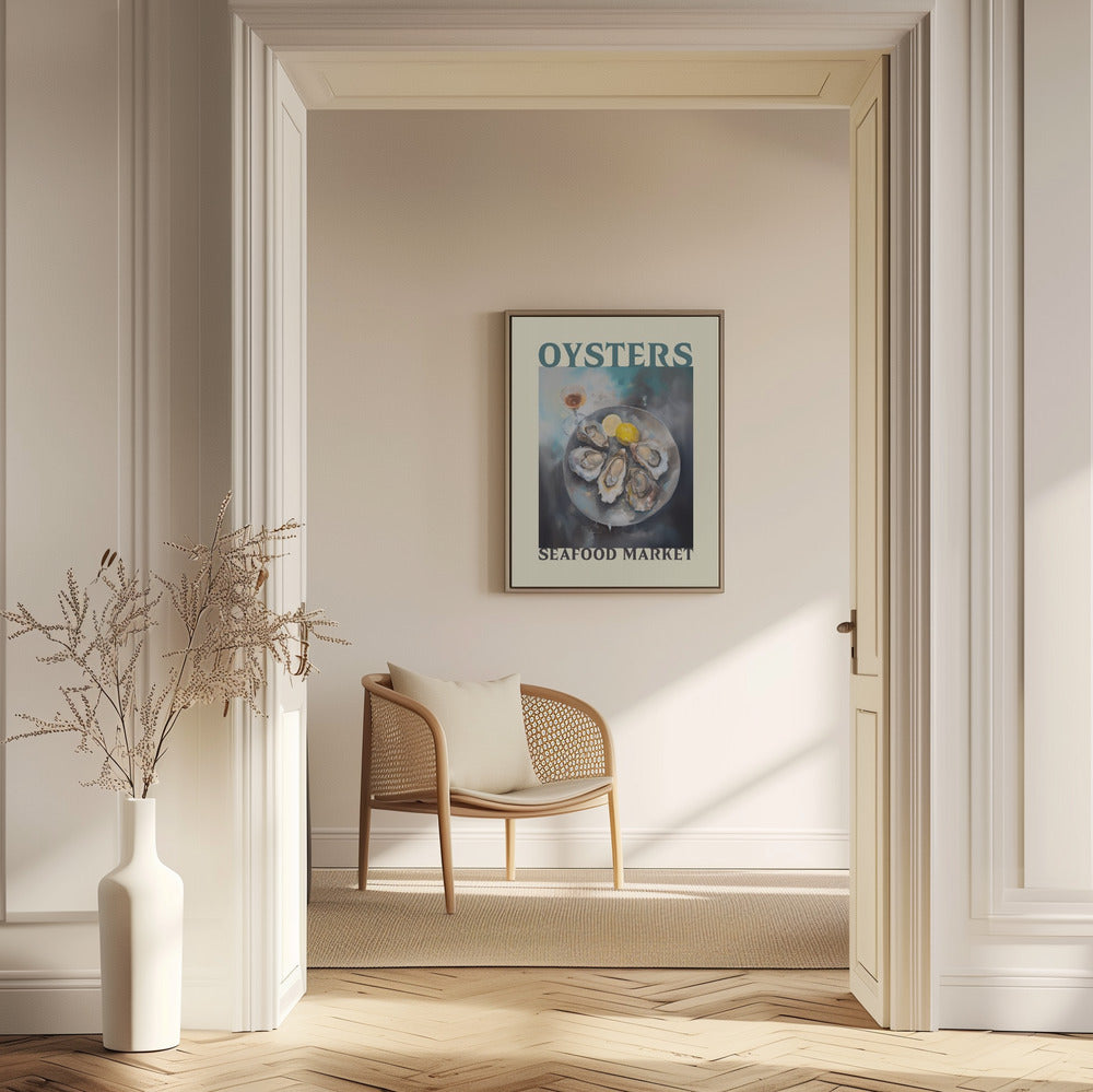 Ostron och skaldjursmarknad | Poster