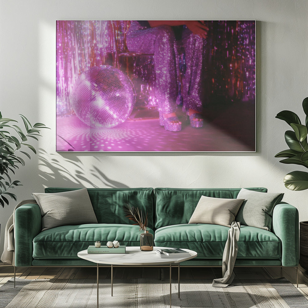 Glitter Disco Vibes | Canvasprints
