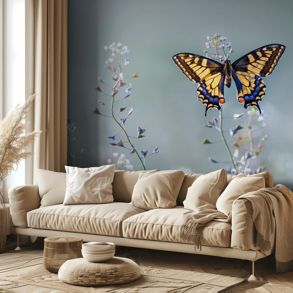 La beauté du machaon | Papier Peint Photo