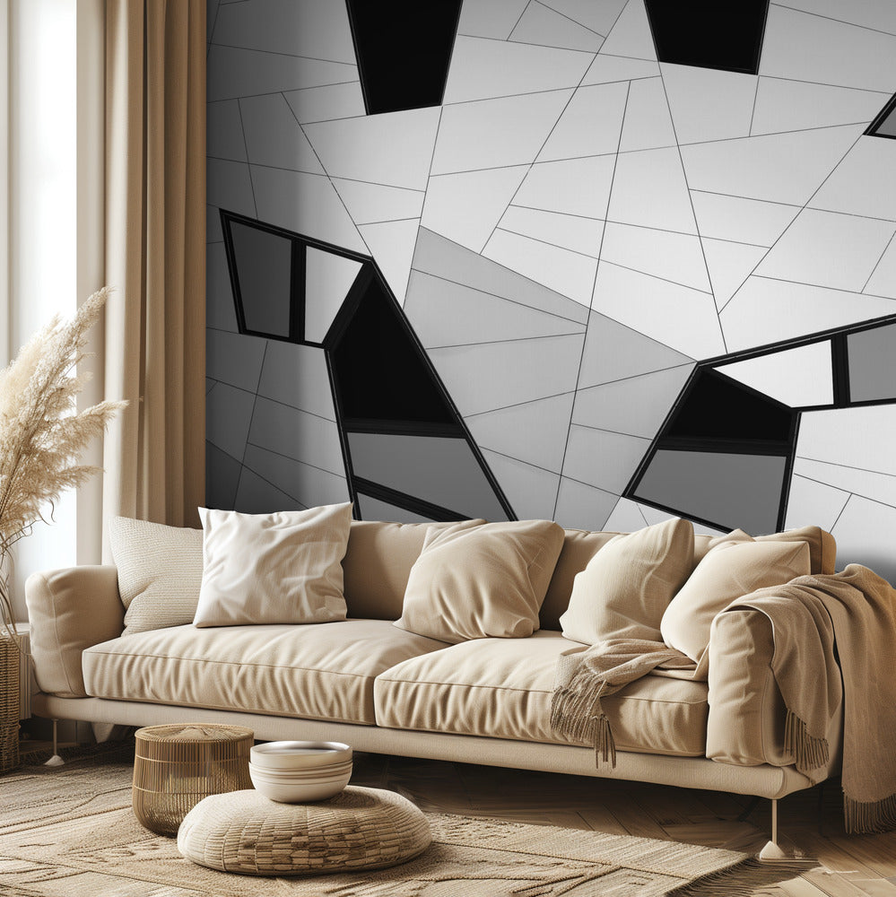 Puzzle de lignes | Papier Peint Photo