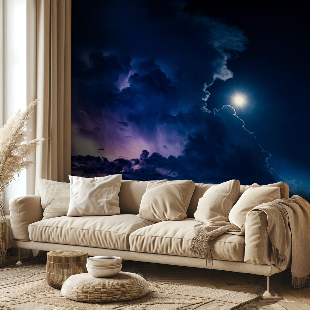 Invasion de nuages d'orage | Papier Peint Photo