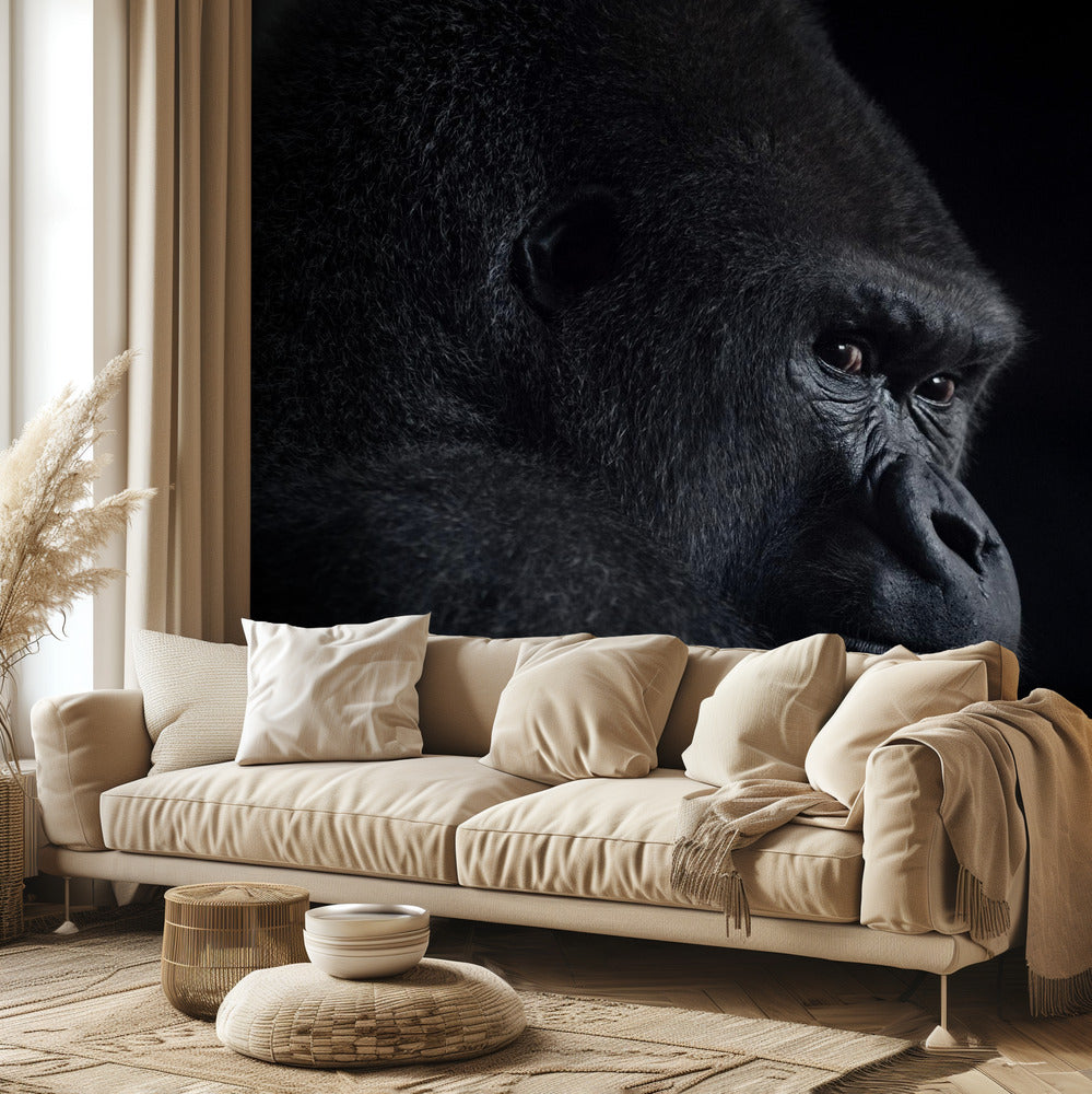 sguardo del gorilla | Carta da Parati Fotografica