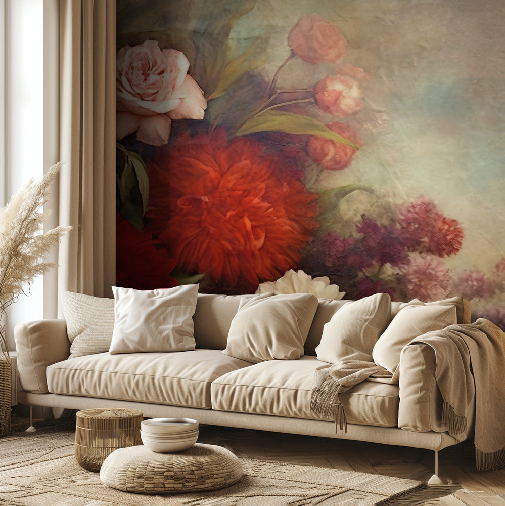 Fa Vintage Floral 12 | Papier Peint Photo