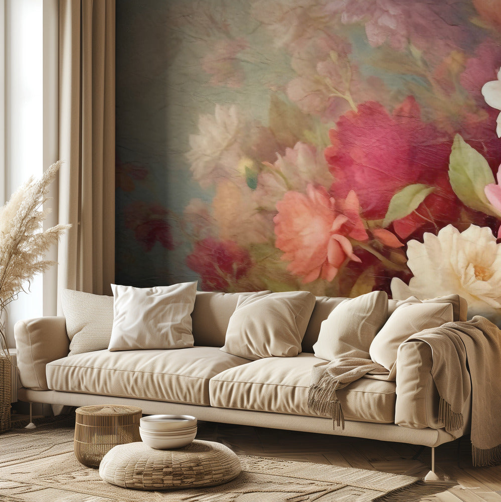 Fa Vintage Blomster 13 | Fototapeter