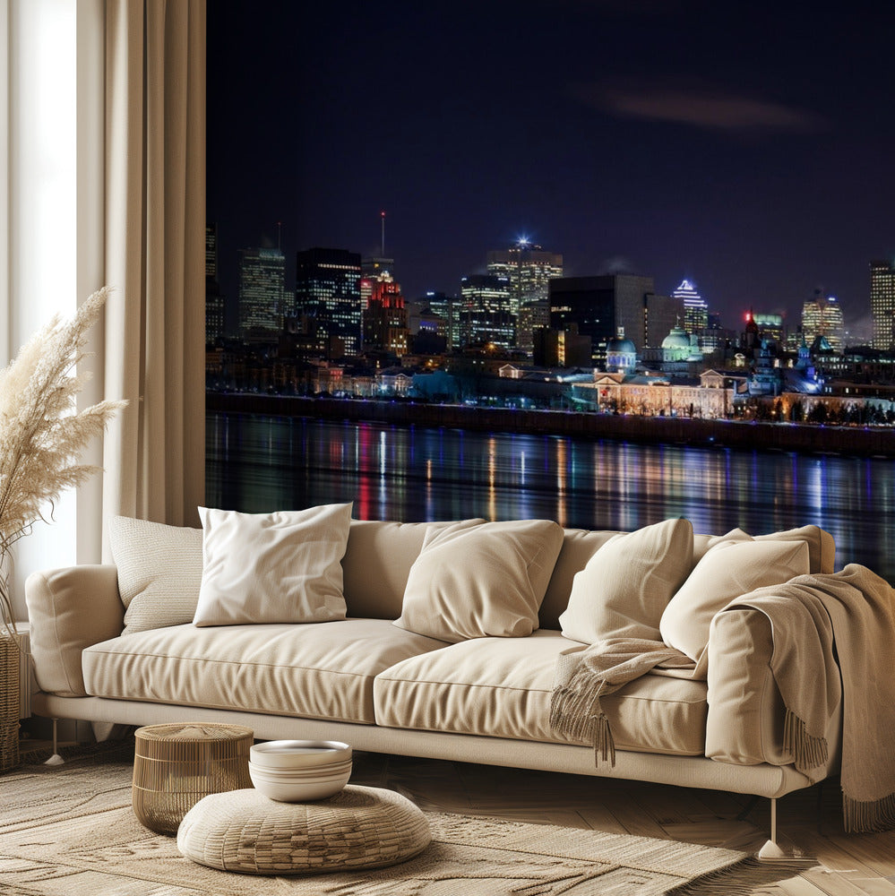 Montreal-natten | Fototapet