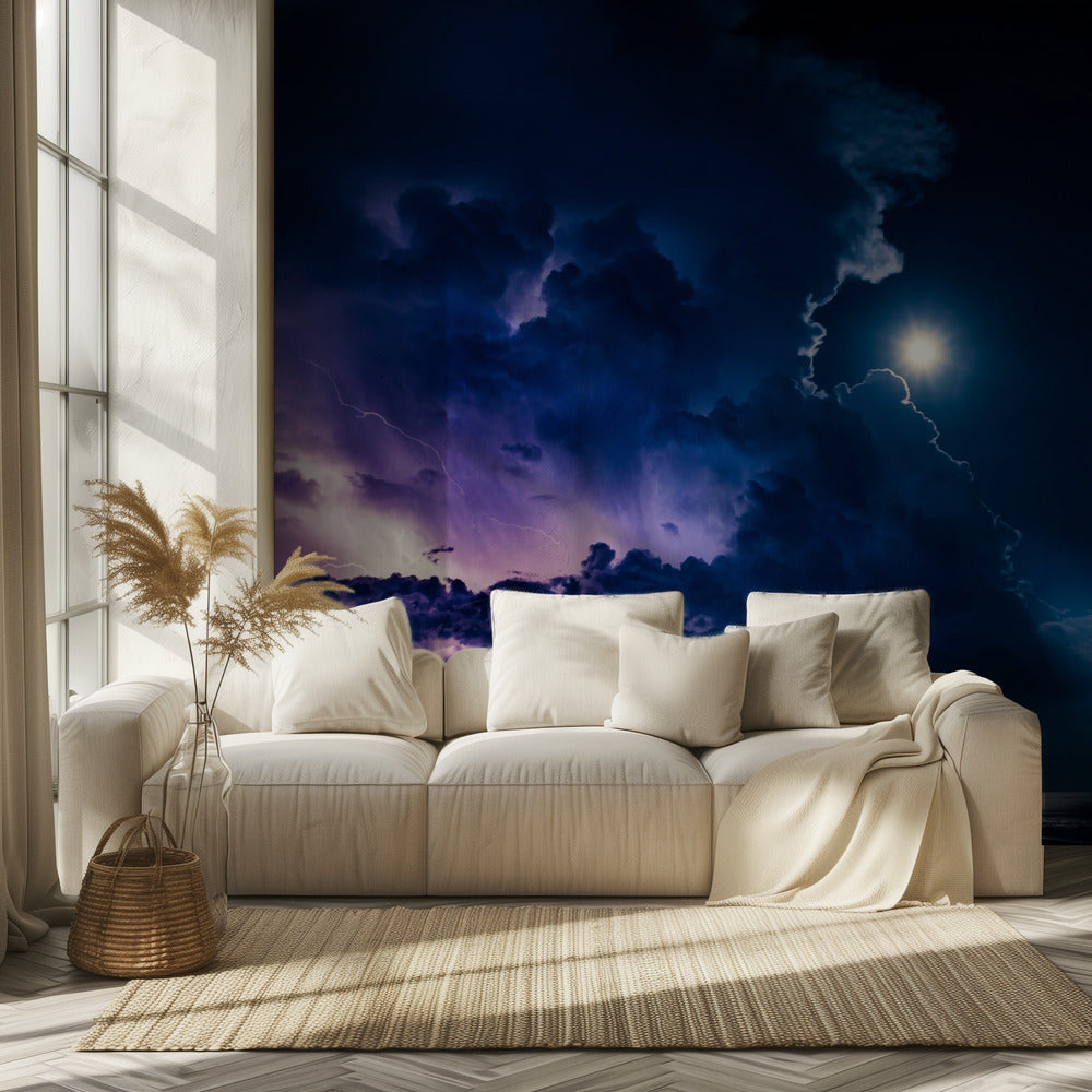 Invasion de nuages d'orage | Papier Peint Photo