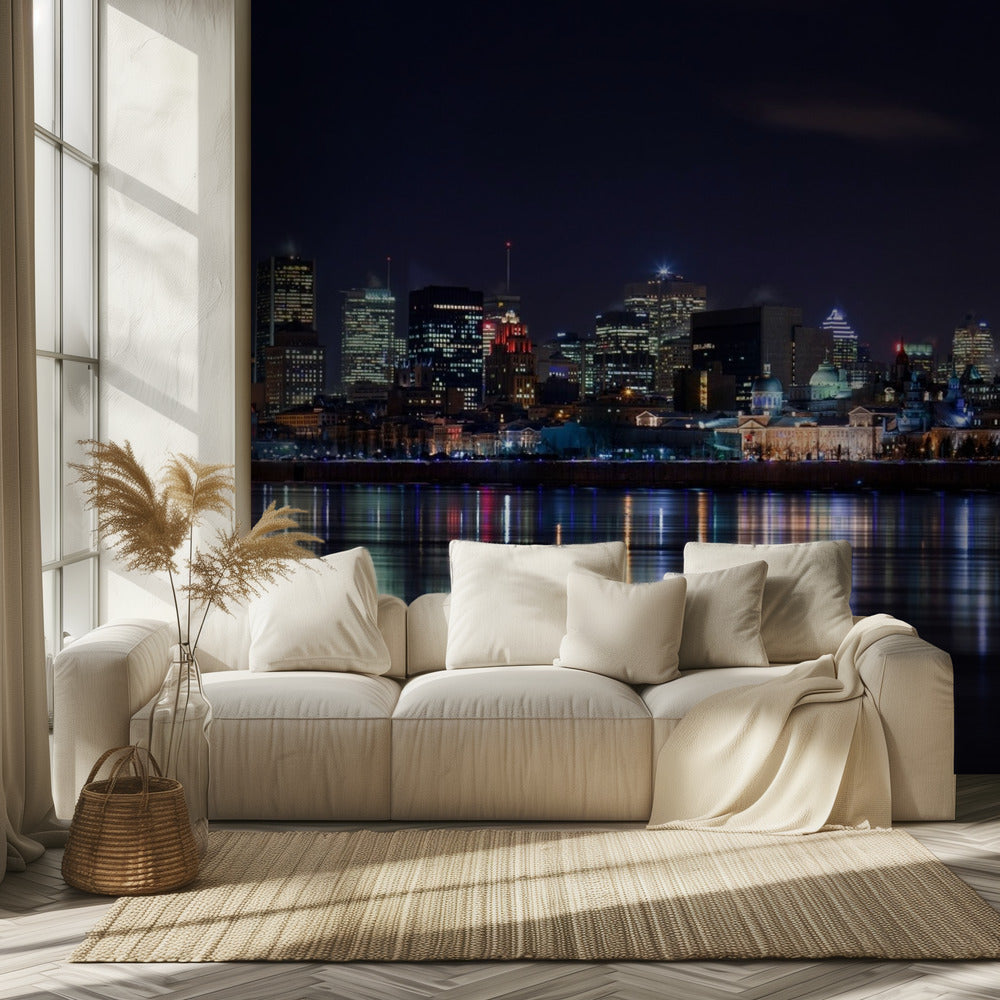 Montreal-natten | Fototapet