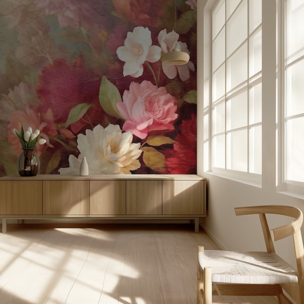 Fa Vintage Blomster 13 | Fototapeter