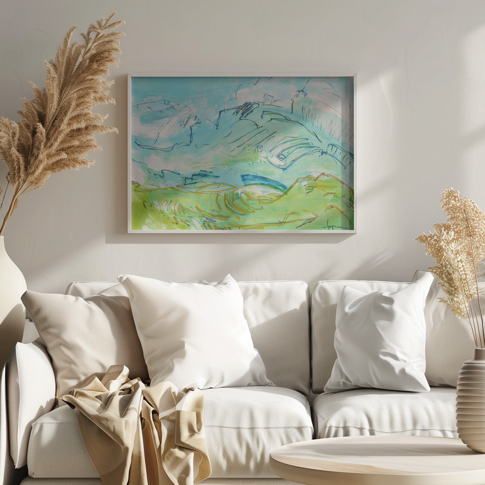 Whimsical Hillscape | Poster