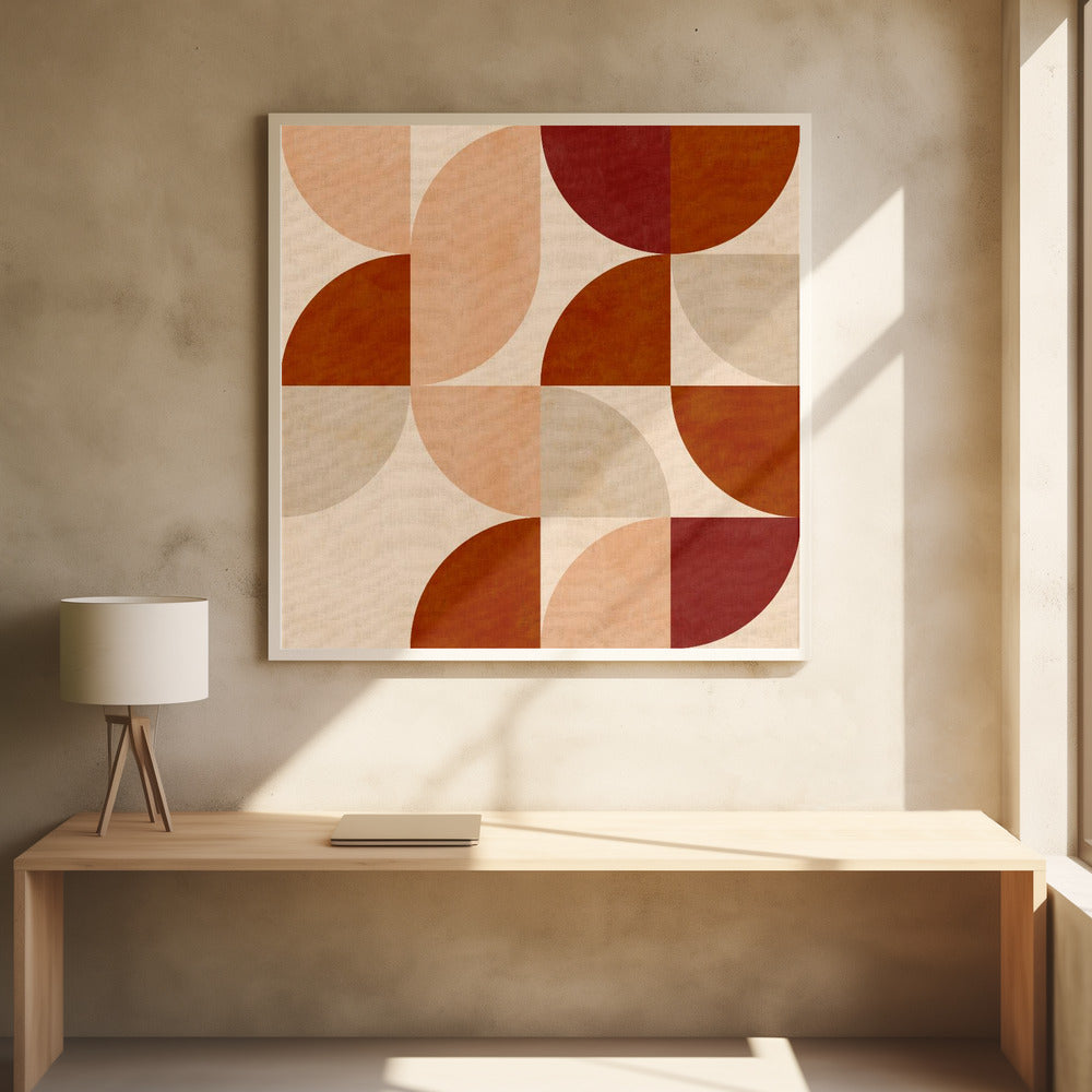 Autumn Mid Century Earthy | Poster