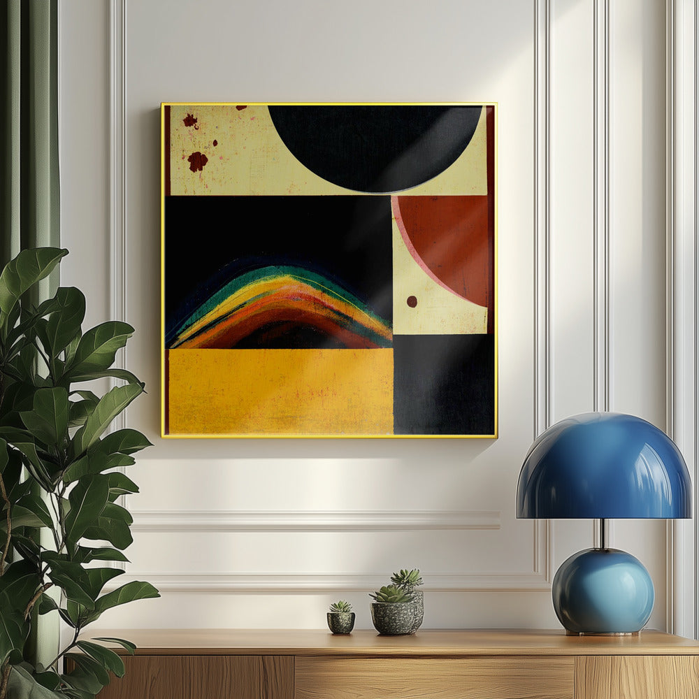 Abstrakte Sonnenfinsternis | Poster
