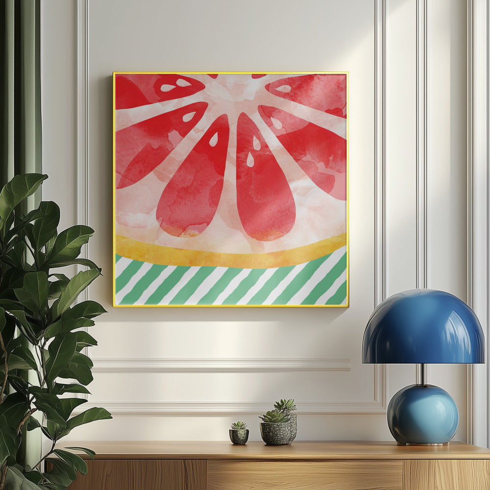 Röd grapefrukt | Poster