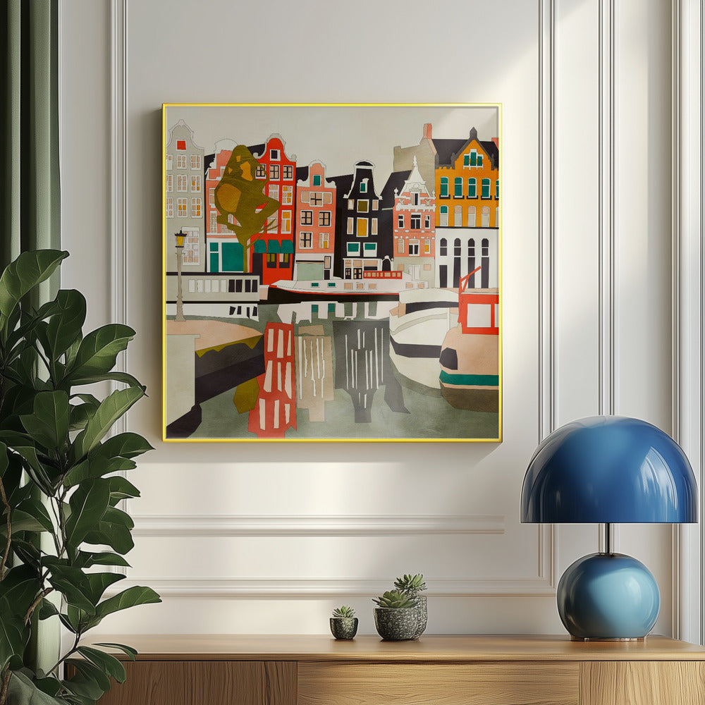 Amsterdam Houses | Poster