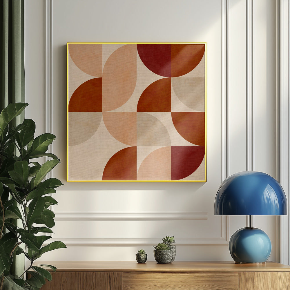 Autumn Mid Century Earthy | Poster