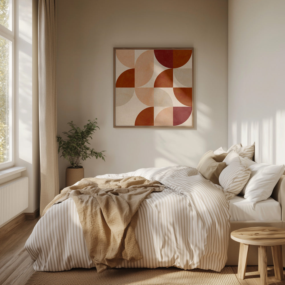 Autumn Mid Century Earthy | Poster