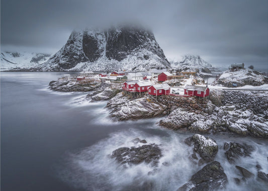 isole Lofoten invernali | Carta da Parati Fotografica