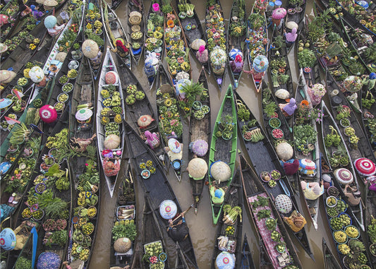 Mercado flotante | Posters  - Impresiones de Arte