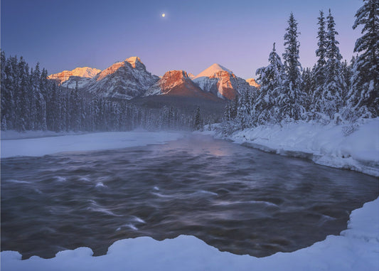 Winter Canadese Rockies | Fotobehang