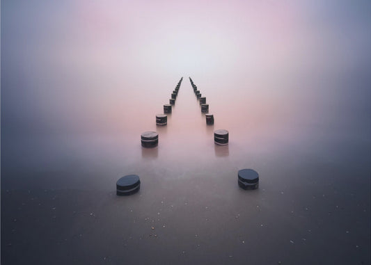 Alleen in de stilte | Fotobehang