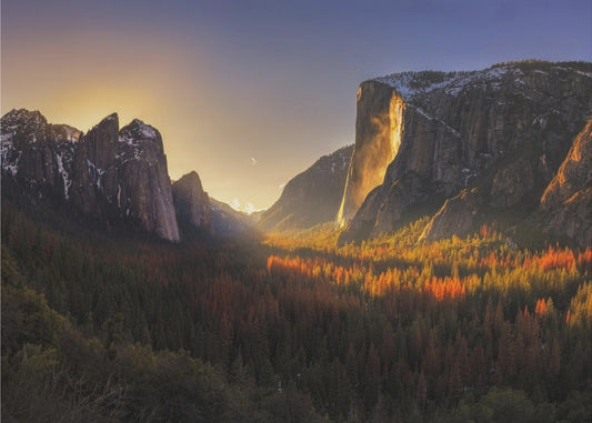 Cascada de fuego de Yosemite | Posters  - Impresiones de Arte