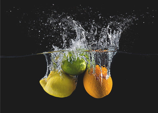 Citrus splash | Fotobehang