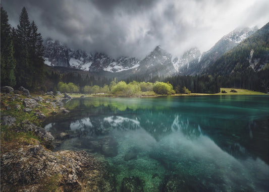Turkooisblauw. | Fotobehang