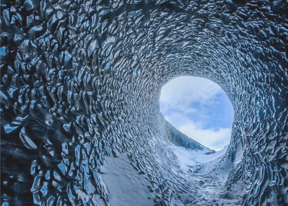 La grotta di ghiaccio | Carta da Parati Fotografica