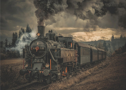 Treno dei cercatori d'oro | Carta da Parati Fotografica