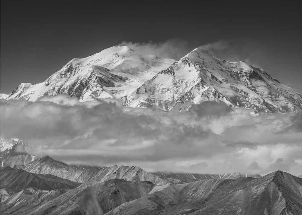 Denali z przeciwległej linii grzbietu | Fototapeta