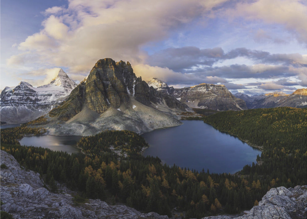 Lever de soleil au mont Assiniboine | Papier Peint Photo
