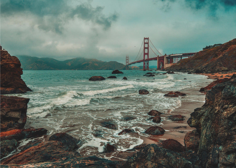 most golden gate 1 | Wydruki na łótnie