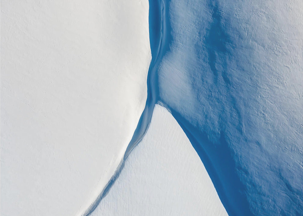 Blanc et bleu | Papier Peint Photo