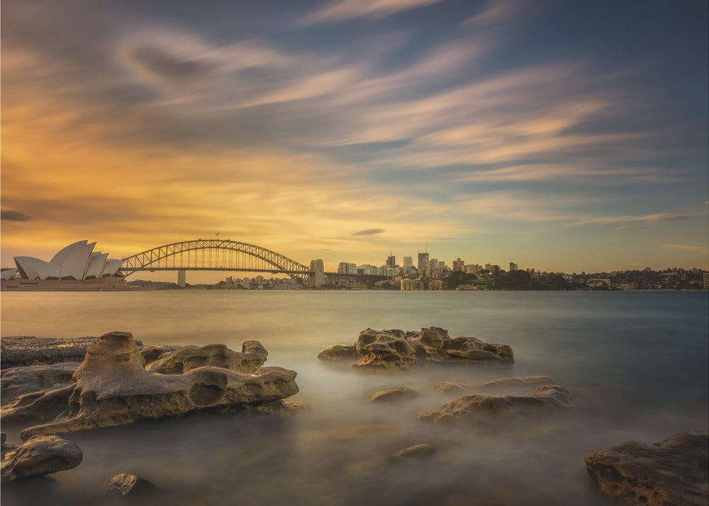 Sonnenuntergang im Sydney Opera House | Fototapeten