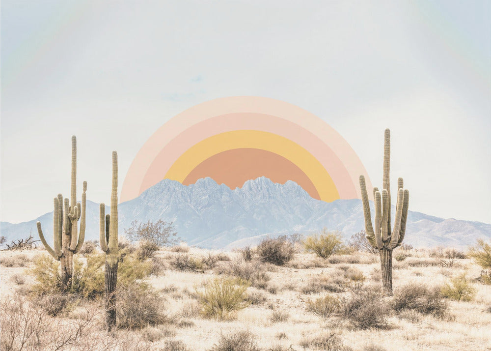 Solopgang i Arizona | Fototapeter