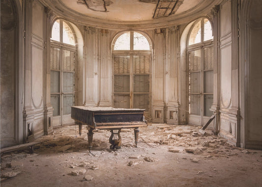 Piano rappeutumassa | Canvastaulut