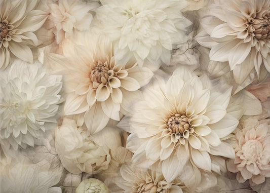 Fa Vintage Blomster 84 | Fototapeter