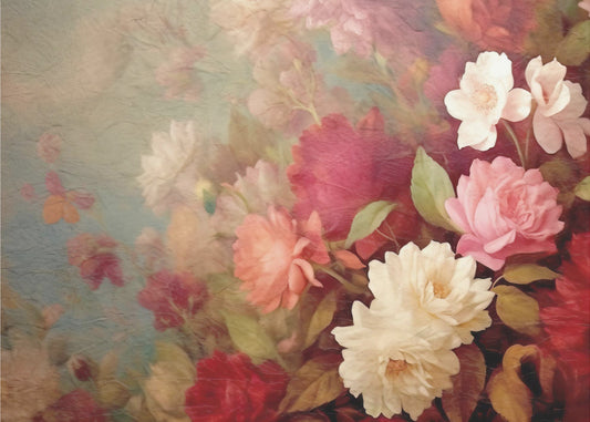 Fa Vintage Blomster 13 | Fototapeter