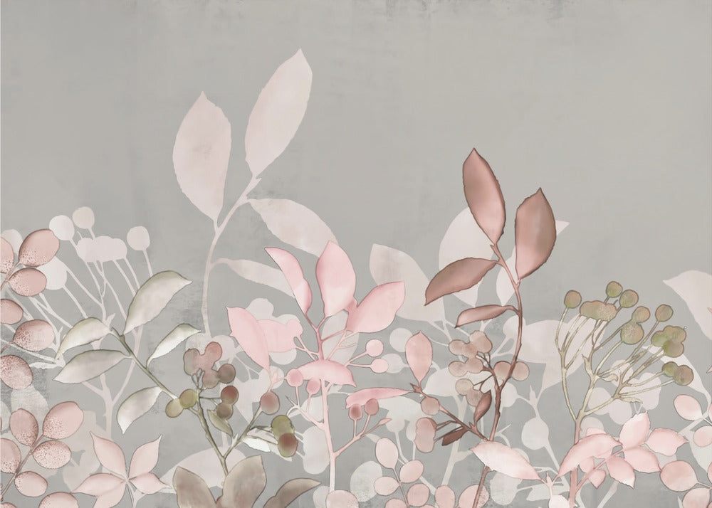 Akvarel Pastel Have Pink | Fototapeter