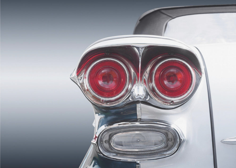Coche clásico americano Bonneville 1958 Convertible | Impresiones en Lienzo