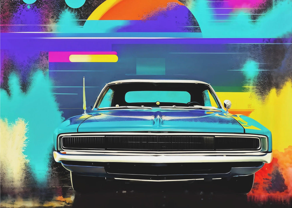 Serie di macchine per graffiti | Stampe su Tela